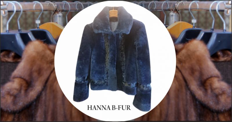  offerta vendita giacchina in agnello blu casale monferrato - occasione negozio pellicce artigianali alessandria
