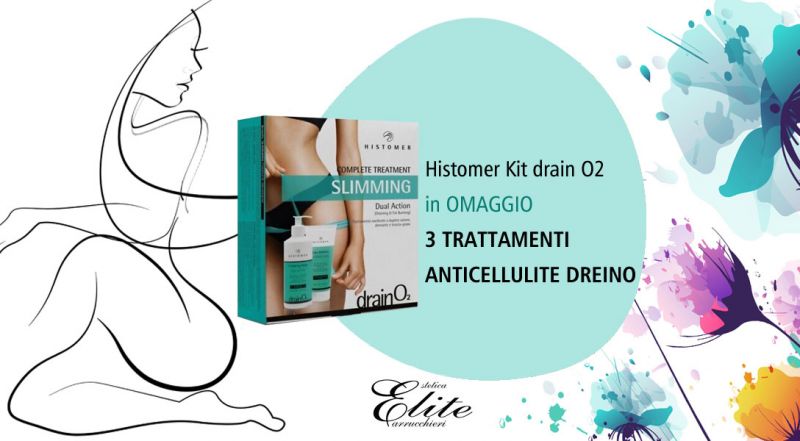   OFFERTA VENDITA ONLINE HISTOMER KIT DRAIN O2 CON  TRATTAMENTI ANTICELLULITE DREINO
